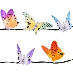  10 Colorful Butterflies Fiber Optic Light Strand   String 