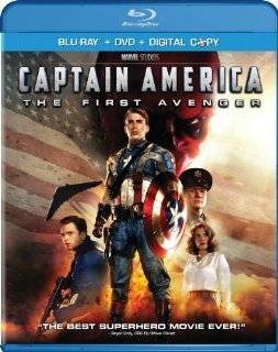 Captain America The First Avenger (Two Disc Blu ray/DVD Combo 
