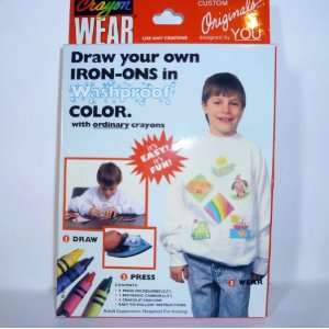  Crayonwear Draw Your Own Iron Ons (12 Packages) Arts 