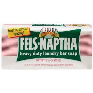  Fels Naptha Heavy Duty Laundry Bar Soap, 5.5 Ounce Health 