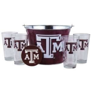  Texas A&M Pint and Beer Bucket Set  Texas A&M Gift Set 