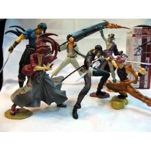  Rurouni Kenshin Samurai X Anime Pvc Figures Set of 6 