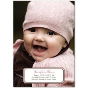   Birth Announcements   Baby Love Soft Pink By Magnolia Press Baby