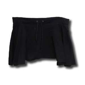 Steve and Barrys Fleece Sweat Mini Skirt Black Size Large 