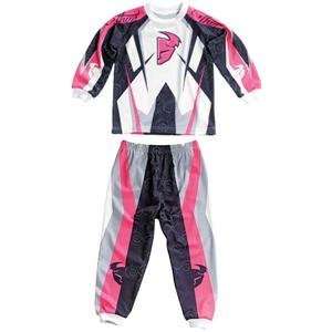    Thor Motocross Toddler Two Piece Pajamas   2T/Pink Automotive