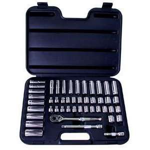 Exclusive By ATD Tools 47 Piece 3/8 Inch Drive 6 Point SAE and Metric 