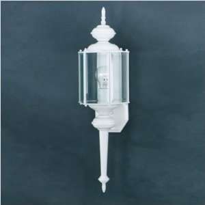   SL9243 8   Brentwood Outdoor Wall Lantern in White