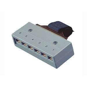   Female Connector, 8 Conductor, 8 Position Jacks Multiline Adapter
