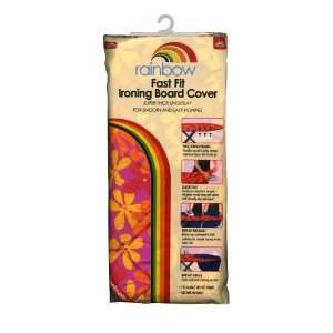  Rainbow Fast Fit Ironing Board Cover Health & Personal 