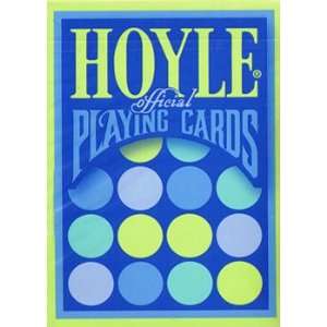  Hoyle Playing Cards Blue Green Dots 
