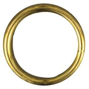  2 x 2 Inch Brass Finish Ring