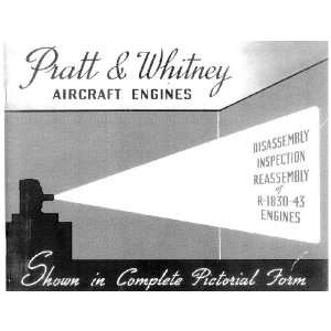   1830   43 Aircraft Engine Disassembly Manual Pratt & Whitney Books