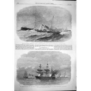  1864 Channel Race Ship Atalanta Empress Albama Texan