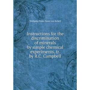  Instructions for the discrimination of minerals by simple 