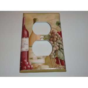   Italian Wines and Grapes Scene Light Switch Cover 