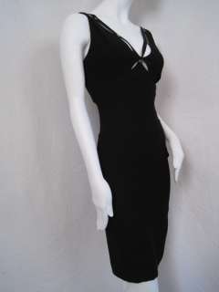 2505 Roberto Cavalli Dress Black 38 4 XS #0006RL  