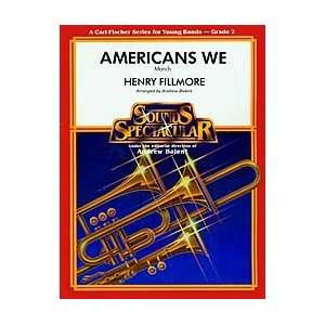  Americans We (March) Musical Instruments