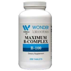   Formula 331 Maximum Potency of All the B Vitamins   250 Tablets #3313