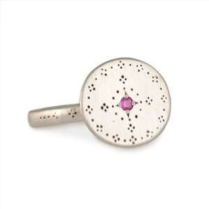  ADEL CHEFRIDI  Nostalgia Ring with Pink Sapphire Jewelry