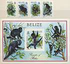 Spider   Howler Monkey Belize Gutterpair MNH  