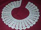 New White Hand Crocheted Collar 2 Wide and about 15 A