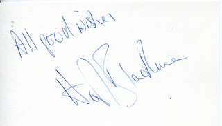 HONOR BLACKMAN Bond Girl in GOLDFINGER Autograph  