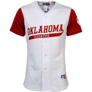   Sooners Youth White Replica Baseball Jersey (Large)