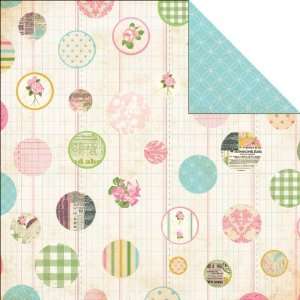   Double Sided Paper 12X12 Market Dots/Stitches