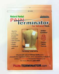 Pain Terminator Analgesic Patch by Golden Sunshine 891014000151  