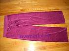 NWT Juicy Couture Grappa Burgundy Basic Velour Pants M