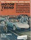 Motor Trend Vintage Magazine August 1967 Javelin 1968 Corvette Lincoln 