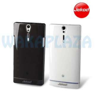 TPU Cover Case + LCD Screen Protector For Sony Xperia S LT26i Black or 