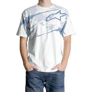 Alpinestars Vader Youth Boys Short Sleeve Racewear T Shirt/Tee   White 