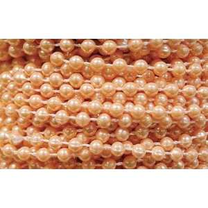 3mm Peach String Pearl Beads on Spools (3 Spools) for Wedding Favors 