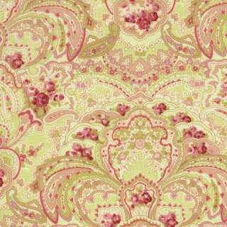 RJR Robyn Pandolph SCARBOROUGH FAIR 0061 Rose PAISLEY Green Pink   By 