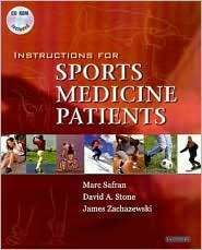 Instructions for Sports Medicine Patients, (0721677045), Marc Safran 