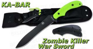 Ka Bar ZK Zombie Killer War Sword w/ Sheath 5701 NEW  