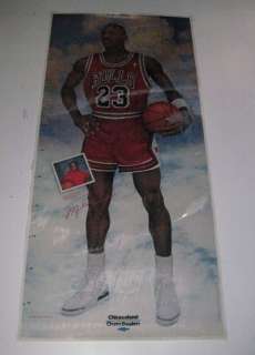 Michael Jordan Signed Poster 35 x 75 Auto JSA  