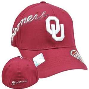  NCAA Oklahoma Sooners Hat Cap Flex Fit Stretch Top of the 