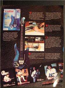 Vintage ZION Guitars Brochure  Phil Keaggy   Radicaster  Excellent 