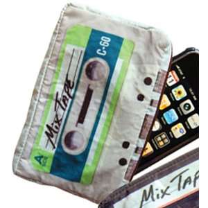  Pocket Jams Cassette Tape Pouch   Cream Beauty