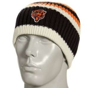   Bears Putty/Team Color Striped Cuffless Knit Cap