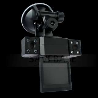 Omnibearing Dual Lens Car Cam Dash DVR Video Recorder 120° Cycle 