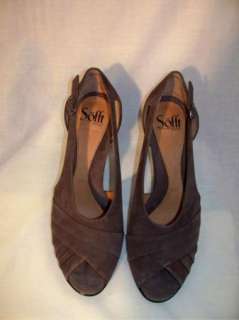 SOFFT SUEDE HEELS 9W NEW  