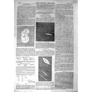    1852 DIAGRAM REVOLVING STORM METEOR YEOVIL HOLYHEAD