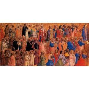  Hand Made Oil Reproduction   Fra Angelico   32 x 16 inches 
