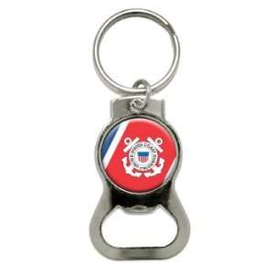  United States Coast Guard   Bottle Cap Opener Keychain 