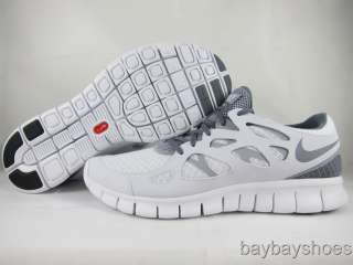   style name free run+ 2 style 443815 100 colorway white cool gray wolf