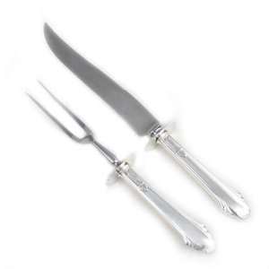 Hunt Club by Gorham, Sterling Carving Fork & Knife, Roast Size 