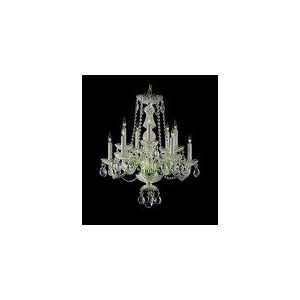 Crystorama 5050 CH CL MWP Traditional Crystal Crystal Chandelier in 
